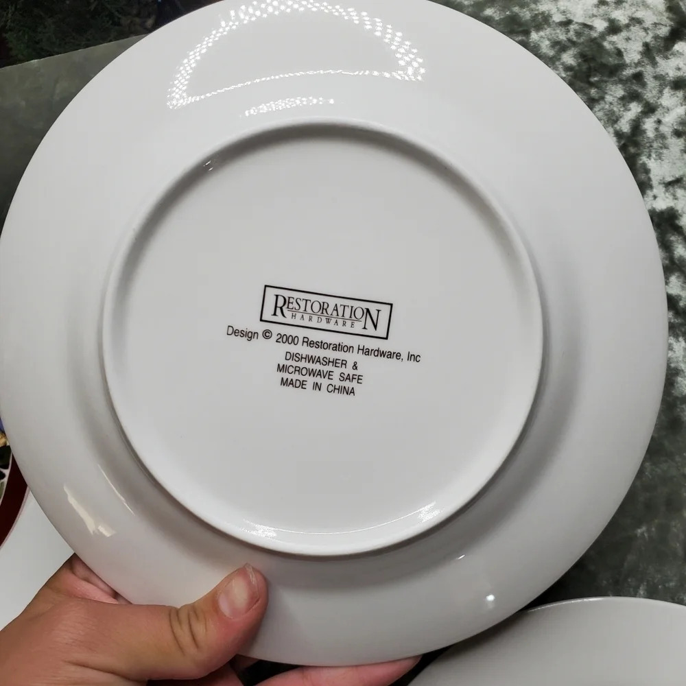 Restoration Hardware Brie Plates - Picture 9 of 10